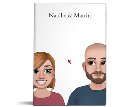 Kniha pro výročí, narozeniny, den svatého Valentýna